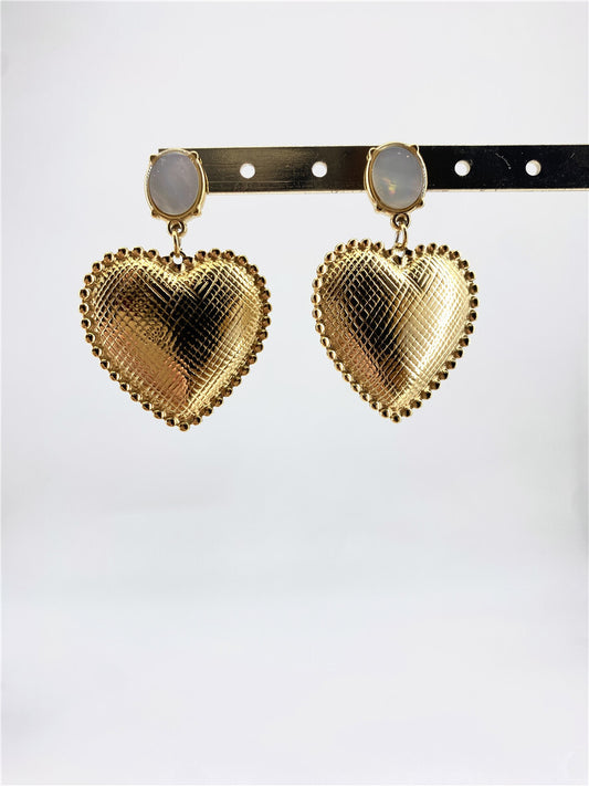 Boucles d'oreilles Ambre